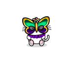 Kitty Mardi Gras Plushie