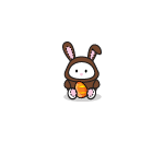 Easter Chocolate Bunny Plushie