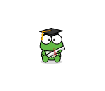 Grad Frog Plushie