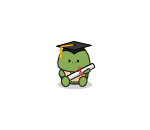 Grad Turtle Plushie