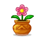 Cheery Potted Flower