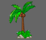 Clean Earth Day Palm Tree