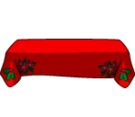 Holly Red Tablecloth