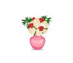 White Rose Vase Bouquet