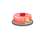 Strawberry Frosted Cake