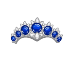 Sophisticated Sapphire Tiara