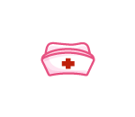 Pink Nurse Cap