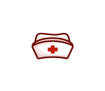 White Nurse Cap