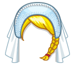 Blonde Head Veil