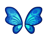 Blue Flutterfly Wings
