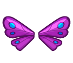 Pompous Purple Butterfly Wings