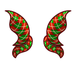 Christmas Argyle Wings