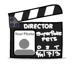 Director's Clapboard Photo Frame