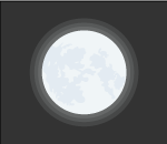 Shiny Silvery Moon