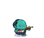 Zombie Playing the Violin