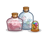 Jars of Witchy Ingredients