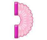 Pink Plastic Arch Tube