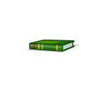 Green Hardcover Library Book