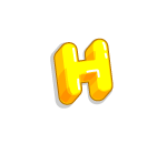 The letter H