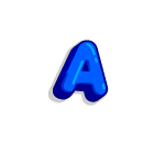 The letter A