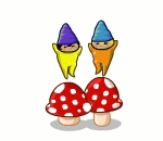 Jumping Bee and Bow Gnomes